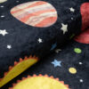 Tappeto Emma Bambini Scuro Spazio Pianeti Antiscivolo