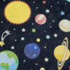 Tappeto Emma Bambini Scuro Spazio Pianeti Antiscivolo
