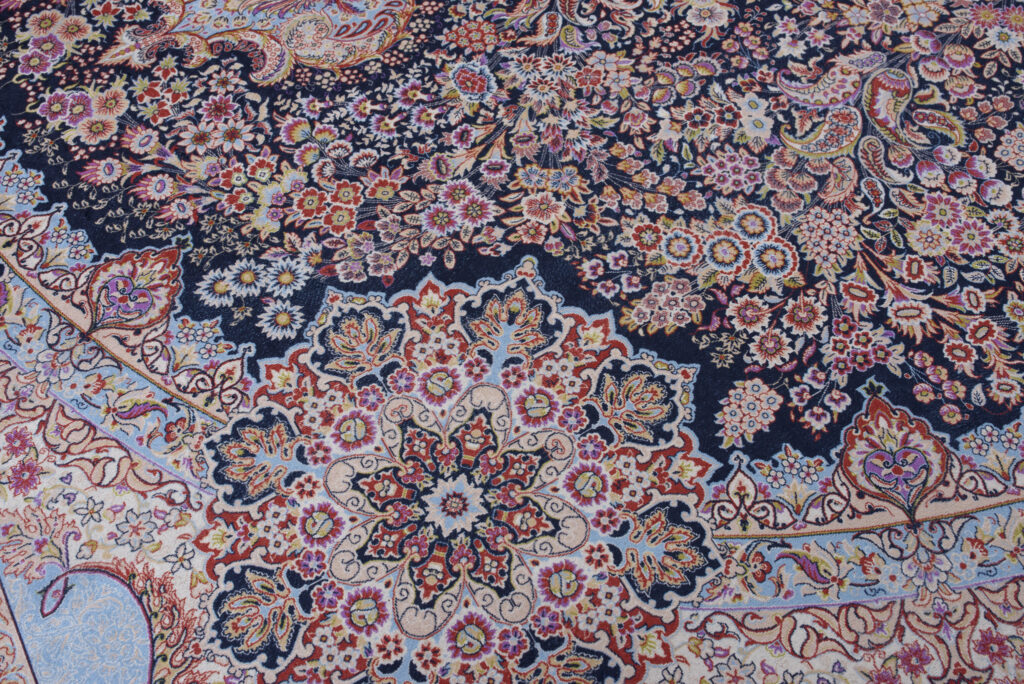 Tappeto Victoria con Frange Rosetta Multicolore