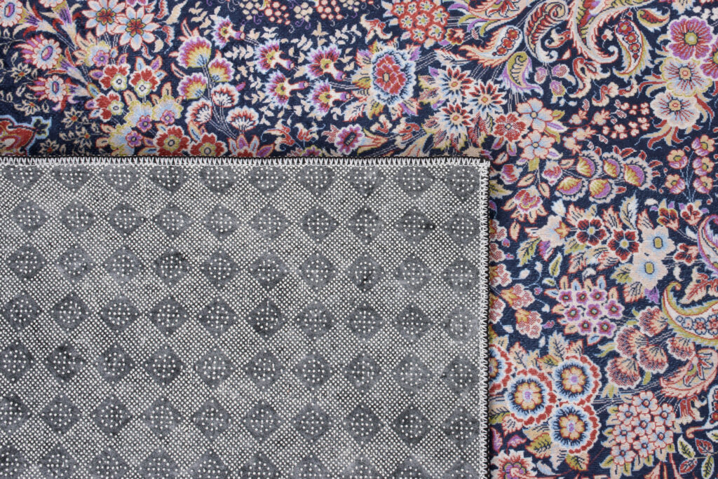 Tappeto Victoria con Frange Rosetta Multicolore