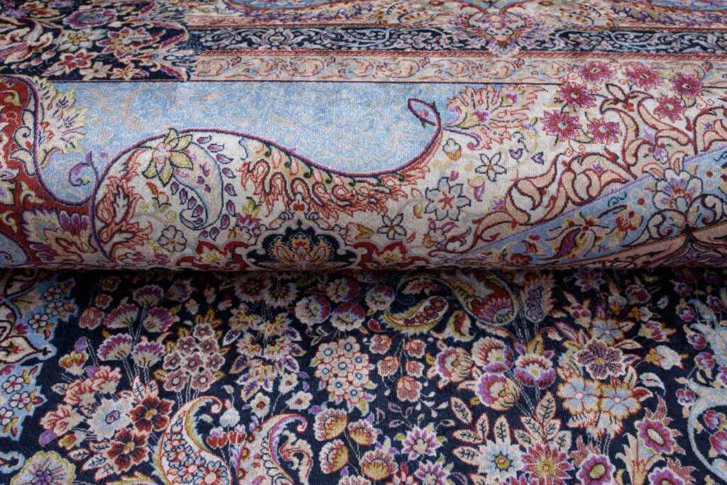 Tappeto Victoria con Frange Rosetta Multicolore