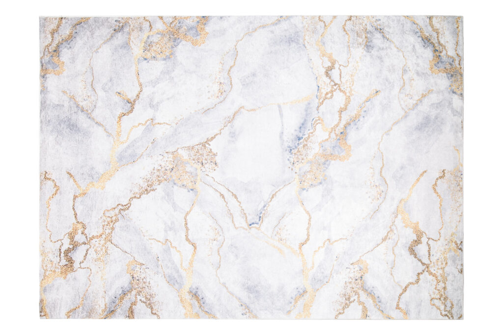 Tappeto Toscana Glamour Grigio Oro Marmo