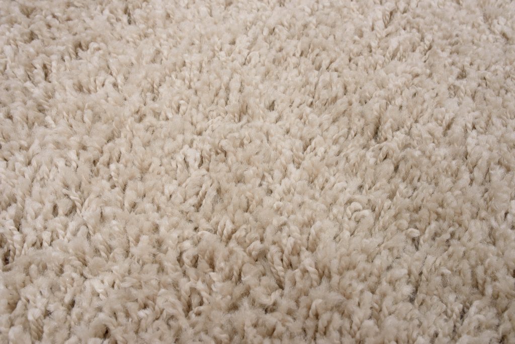 Tappeto Essence Rotondo Shaggy Monocolore Beige