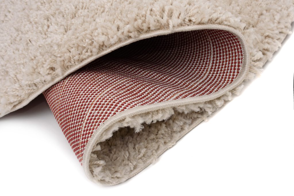Tappeto Essence Rotondo Shaggy Monocolore Beige