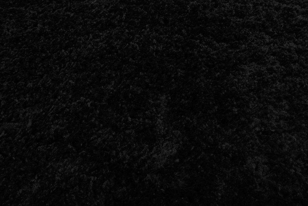 Tappeto Essence Rotondo Shaggy Monocolore Nero