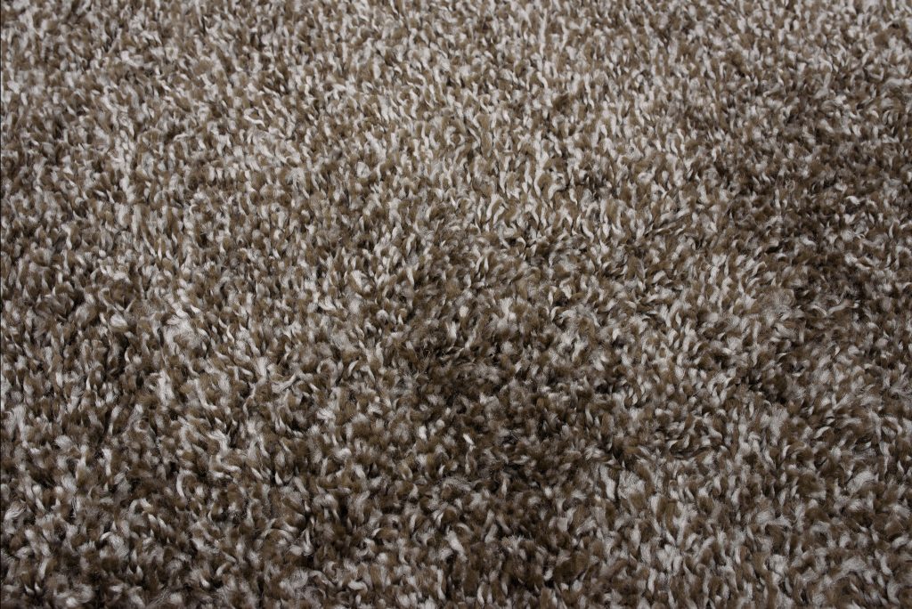 Tappeto Essence Rotondo Shaggy Taupe Grigio Melange