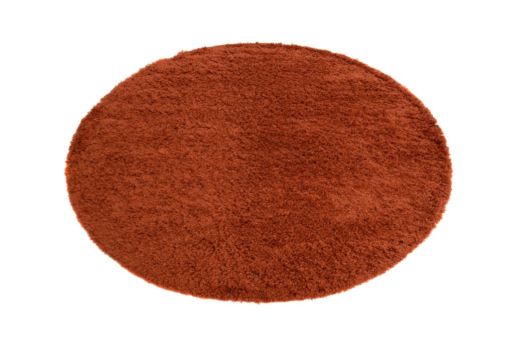 Tappeto Essence Rotondo Shaggy Monocolore Terracotta