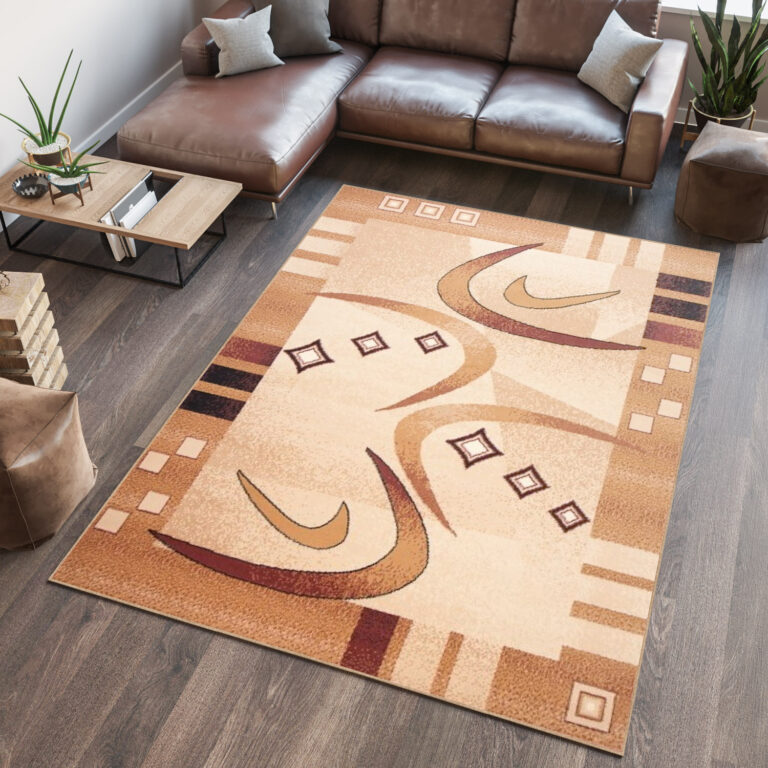 Tappeto Atlas Beige Marrone Geometrico Astratto