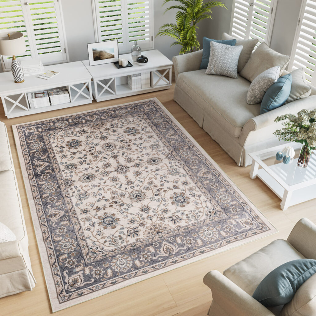 Tappeto Colorado Classico Crema Beige Grigio
