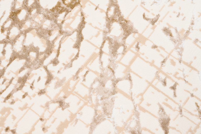 Tappeto Hera Crema Beige Astratto Onde Effetto 3D