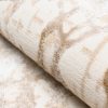 Tappeto Hera Crema Beige Astratto Onde Effetto 3D