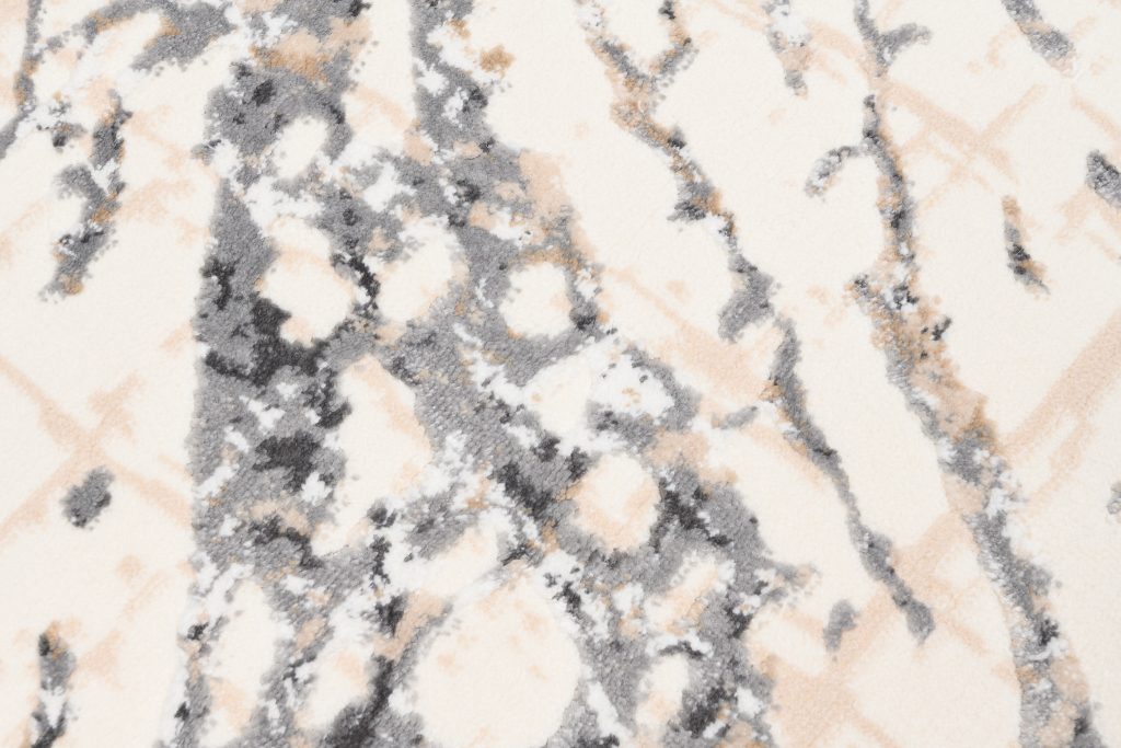 Tappeto Hera Crema Grigio Beige Onde Effetto 3D