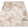 Tappeto Hera Crema Beige Marrone Onde Effetto 3D
