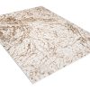 Tappeto Hera Crema Beige Marrone Onde Effetto 3D