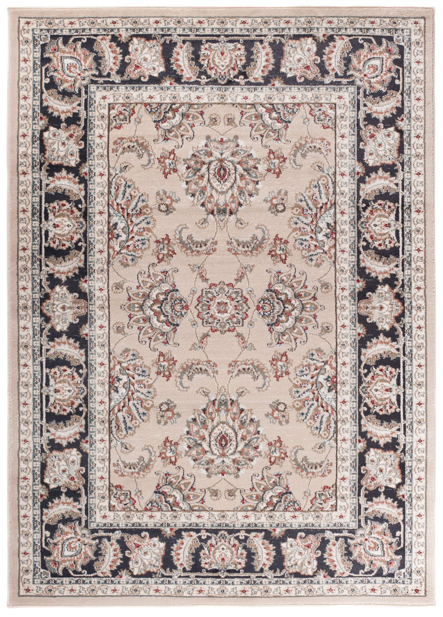 Tappeto Colorado Classico Beige Grigio Rosso