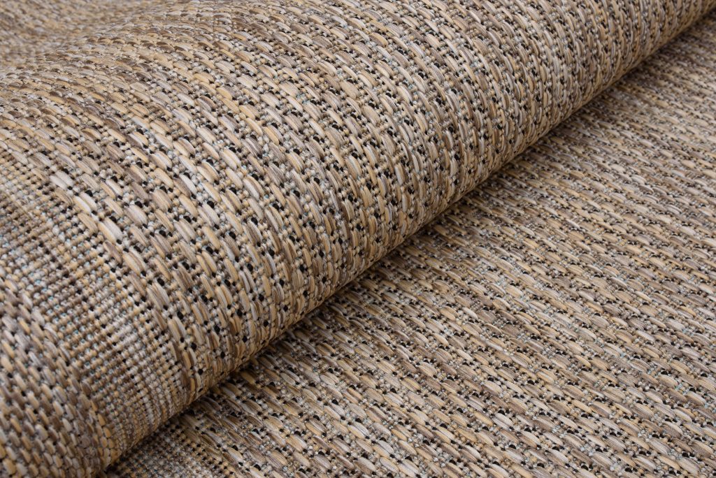 Tappeto Melissa Marrone Cornice Interno Esterno