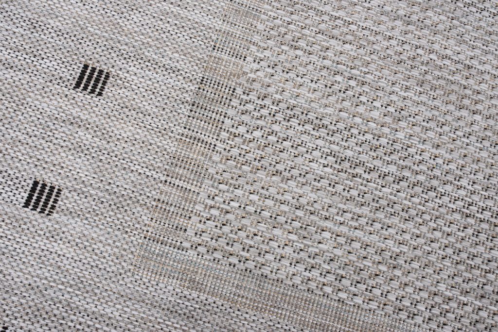 Tappeto Melissa Grigio Cornice Interno Esterno