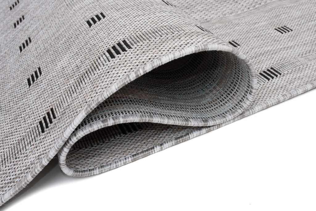 Tappeto Melissa Grigio Cornice Interno Esterno