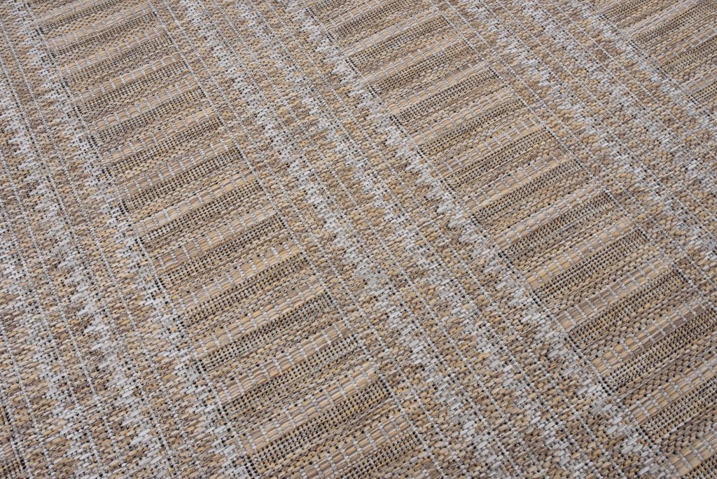 Tappeto Melissa Marrone Linee Interno Esterno