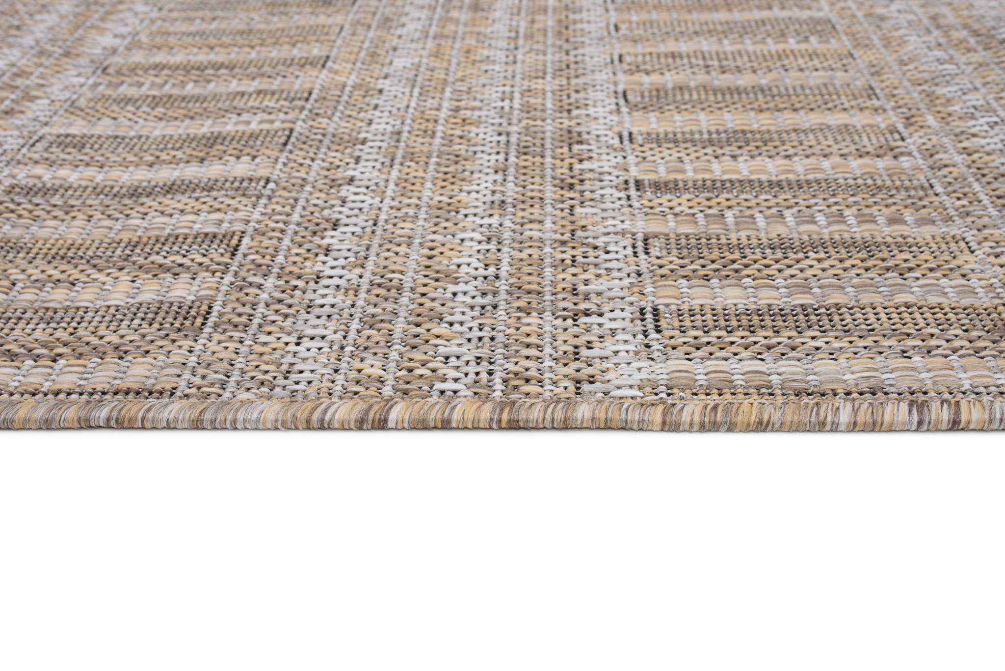 Tappeto Melissa Marrone Linee Interno Esterno