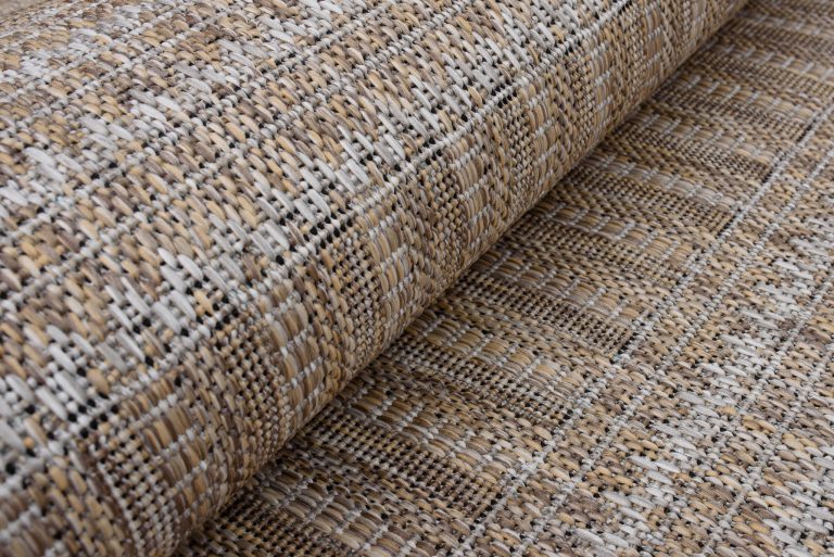 Tappeto Melissa Marrone Linee Interno Esterno