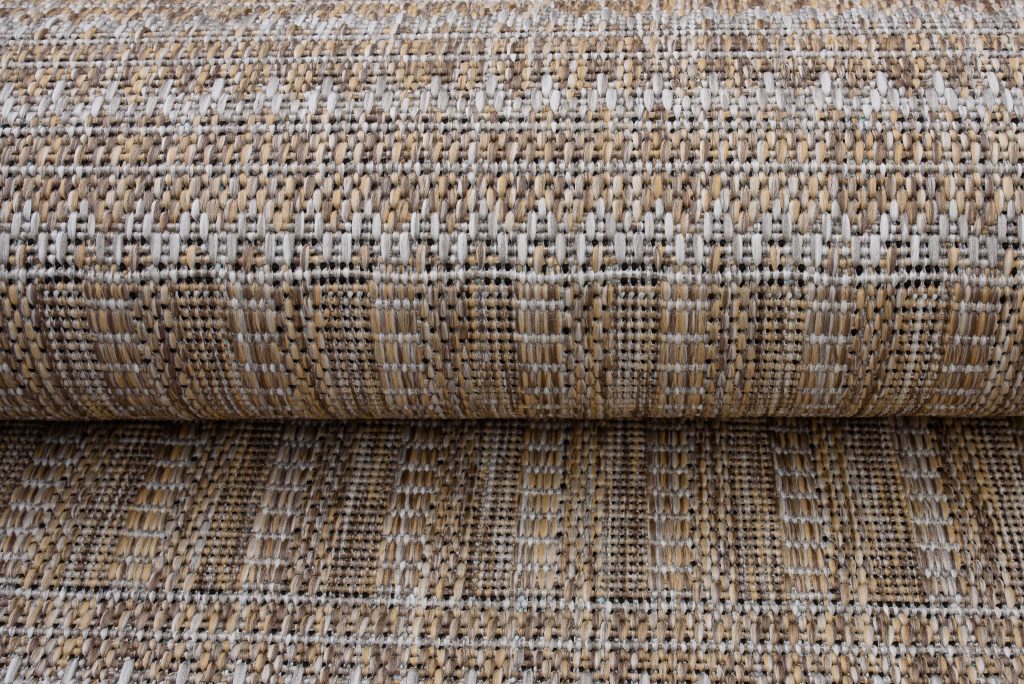 Tappeto Melissa Marrone Linee Interno Esterno