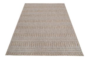 Tappeto Melissa Marrone Linee Interno Esterno