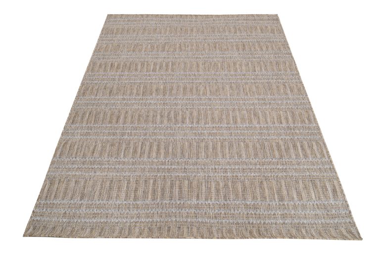 Tappeto Melissa Marrone Linee Interno Esterno