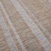 Tappeto Melissa Marrone Grigio Strisce Interno Esterno