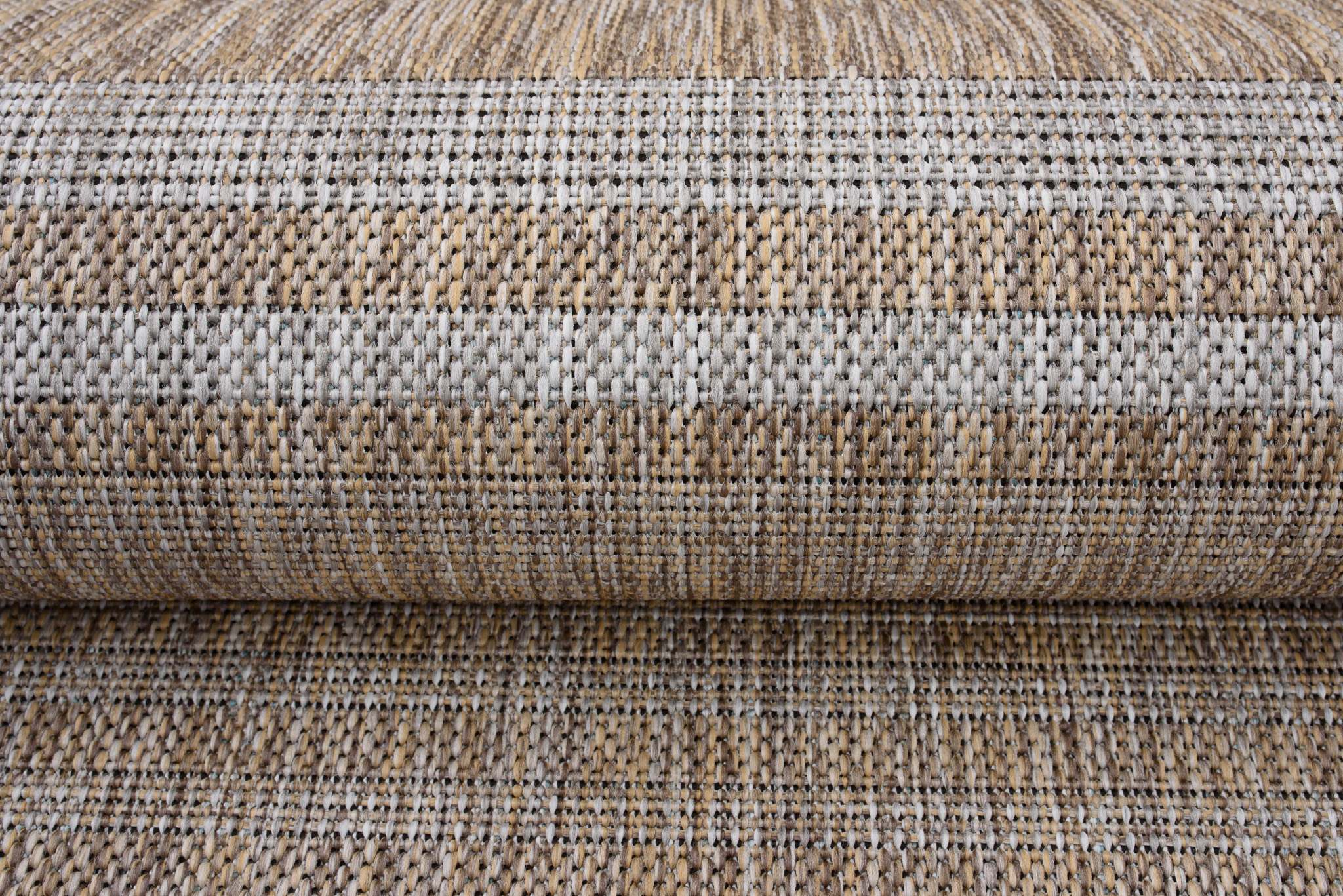 Tappeto Melissa Marrone Grigio Strisce Interno Esterno