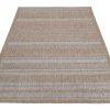 Tappeto Melissa Marrone Grigio Strisce Interno Esterno