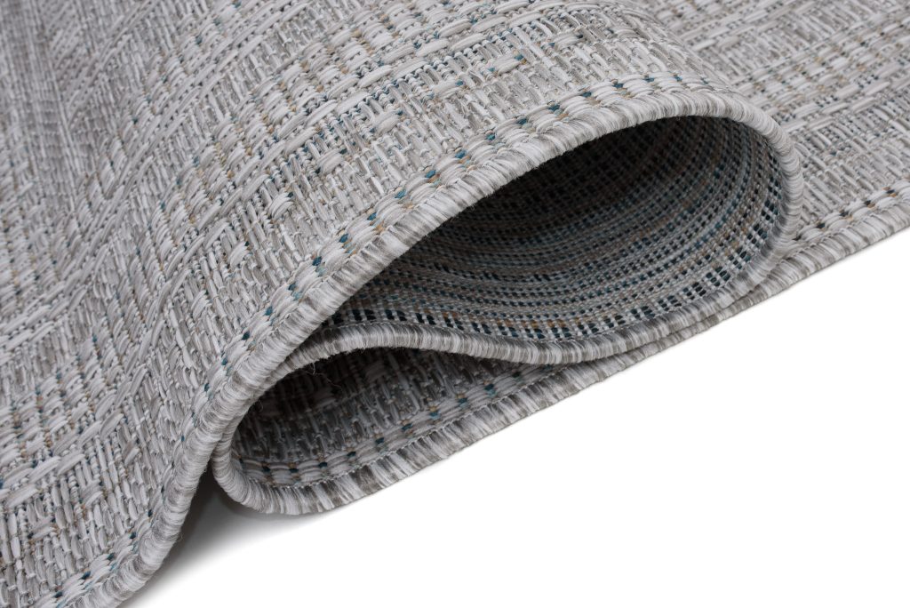 Tappeto Melissa Grigio Melange Geometrico Interno Esterno