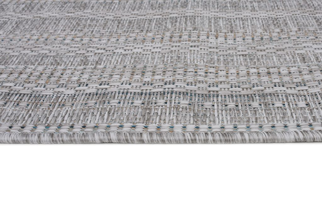 Tappeto Melissa Grigio Melange Geometrico Interno Esterno