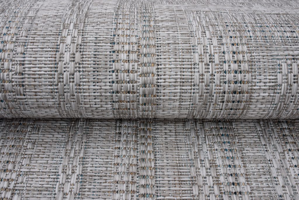 Tappeto Melissa Grigio Melange Geometrico Interno Esterno