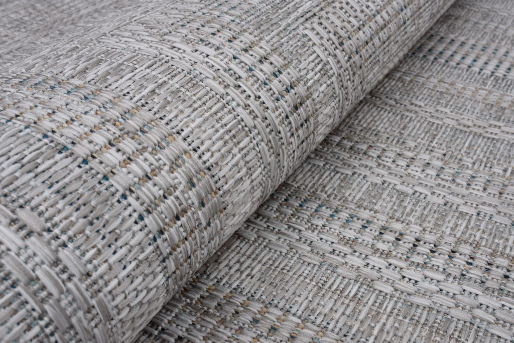 Tappeto Melissa Grigio Melange Geometrico Interno Esterno