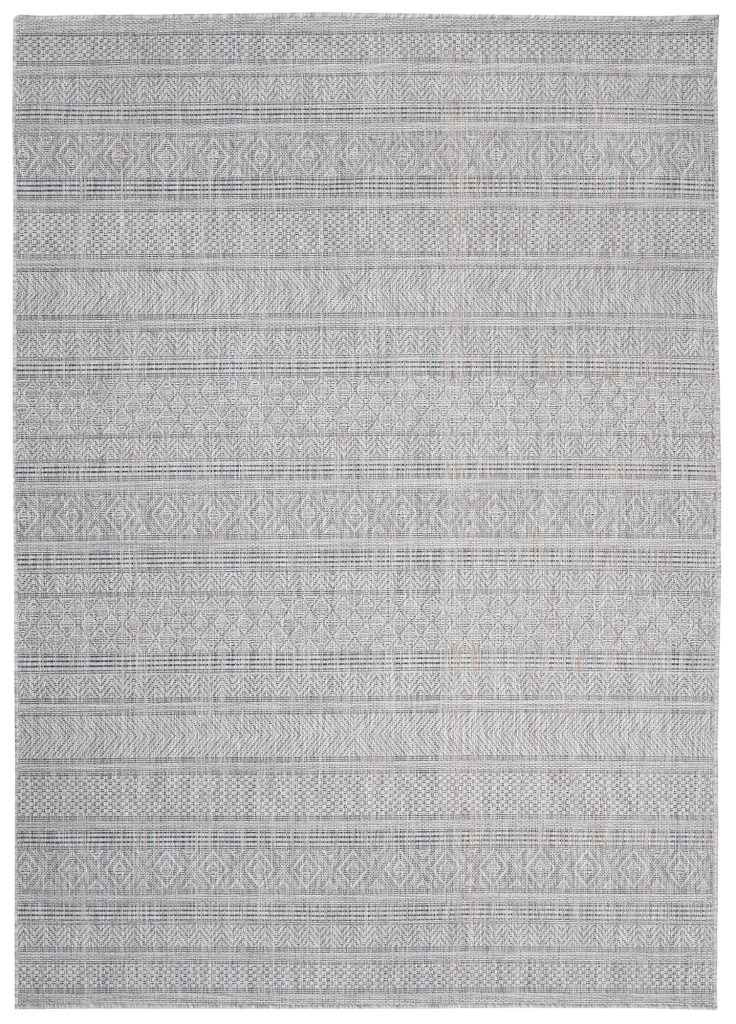 Tappeto Melissa Grigio Melange Etnico Interno Esterno