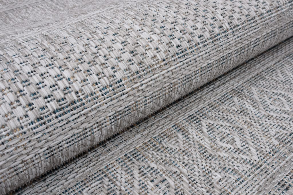 Tappeto Melissa Grigio Melange Etnico Interno Esterno