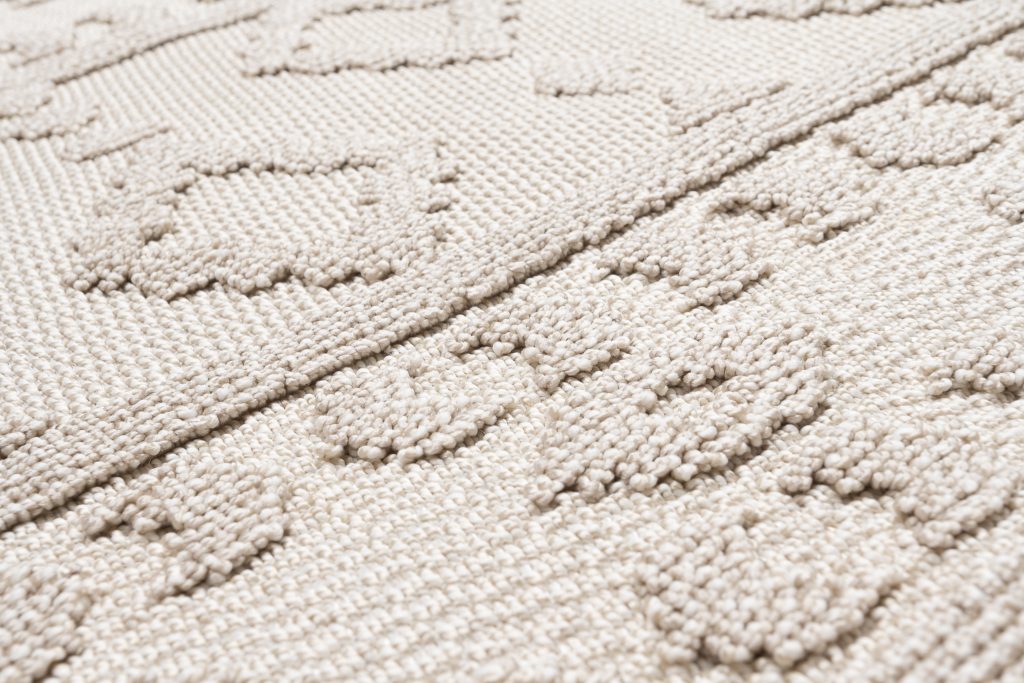 Tappeto Timber Indoor Outdoor Beige Etnico con Frange