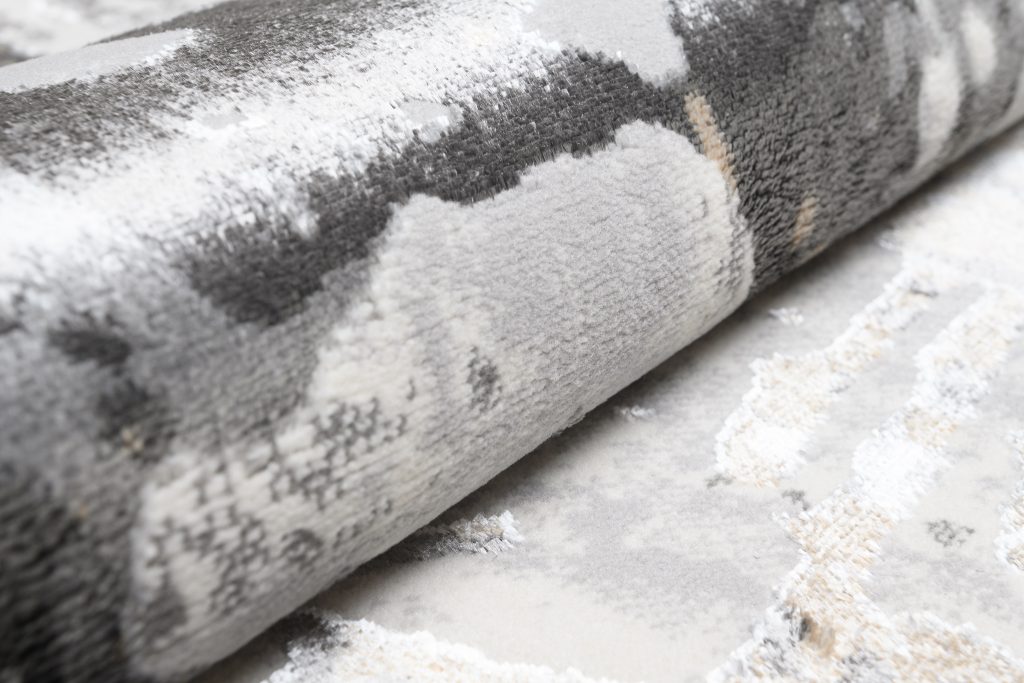 Tappeto Golden Grigio Crema Astratto