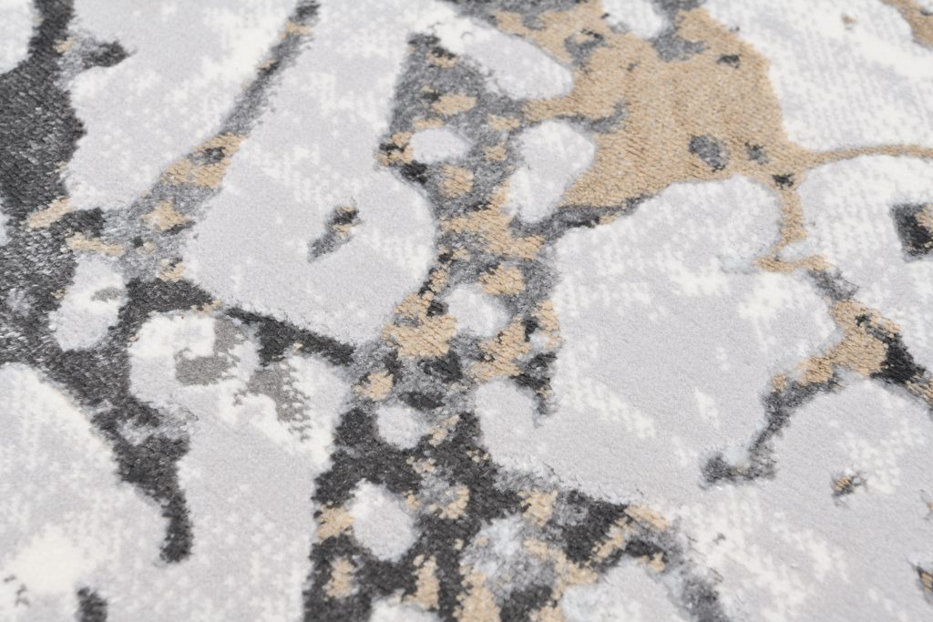 Tappeto Golden Grigio Crema Astratto