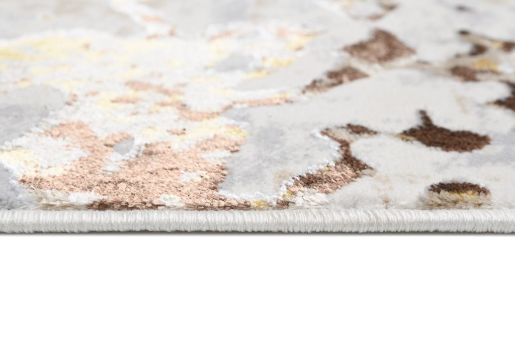 Tappeto Golden Crema Marrone Astratto