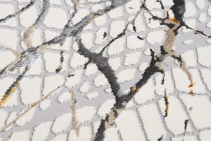 Tappeto Golden Crema Oro Gigio Pelle di Serpente