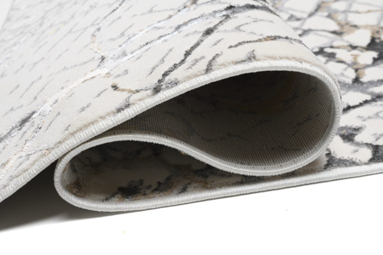 Tappeto Golden Crema Oro Gigio Pelle di Serpente