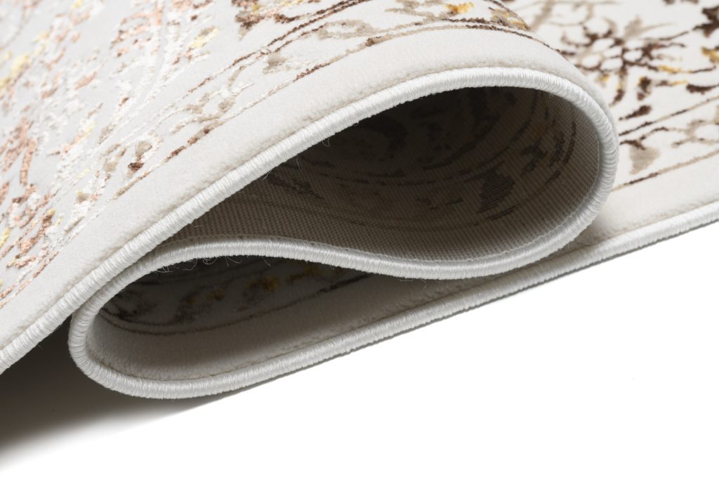 Tappeto Golden Crema Oro Vintage Cornice