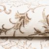 Tappeto Hera Vintage Crema Beige Cornice Effetto 3D