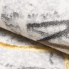 Tappeto Golden Grigio Oro Marrone Linee