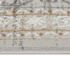 Tappeto Hera Grigio Beige Crema Rosetta Effetto 3D