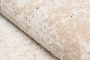 Tappeto Hera Crema Beige Blu Moderno Effetto 3D