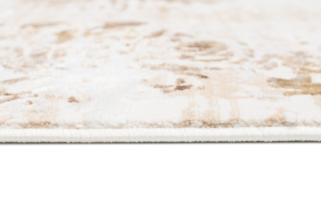 Tappeto Hera Vintage Beige Crema Sfumature Effetto 3D