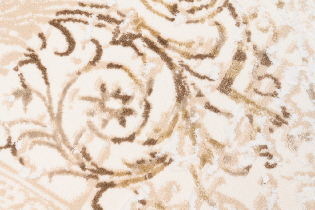 Tappeto Hera Vintage Beige Crema Sfumature Effetto 3D